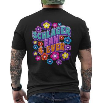 Cool Schlager Folk Music Hit Fan Hit Music Music T-Shirt mit Rückendruck - Seseable