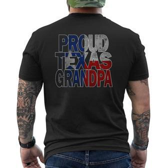Cool Texas Grandpa And Texasgrandpa Mens Back Print T-shirt | Mazezy