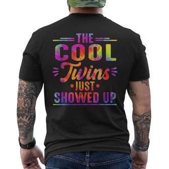 The Cool Twins Just Showed Up Twins Men's T-shirt Back Print - Monsterry