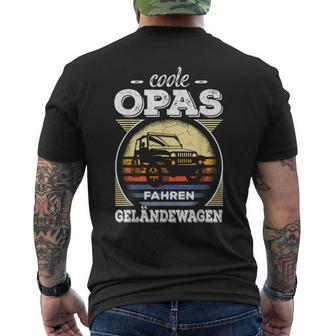 Cooler Opa Geländewagen 4X4 Offroad Abenteuer Rentner Kurzärmliges Herren-T-Kurzärmliges Herren-T-Shirt - Seseable