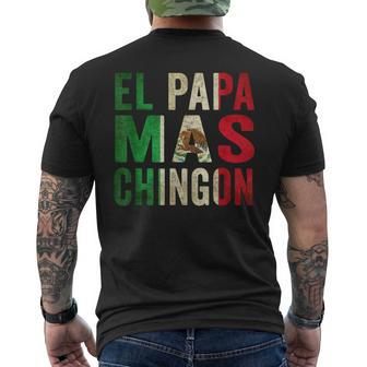 The Coolest Dad Spanish Father's Day Men's T-shirt Back Print - Monsterry DE