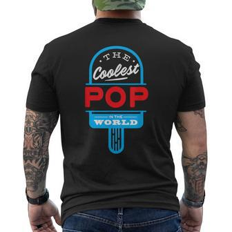 The Coolest Pop T Popsicle Father Summer Men's T-shirt Back Print - Monsterry CA