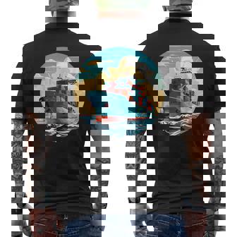 Costume De Bateau Cargo Amusant T-shirt imprimé au dos - Cadeauxyz