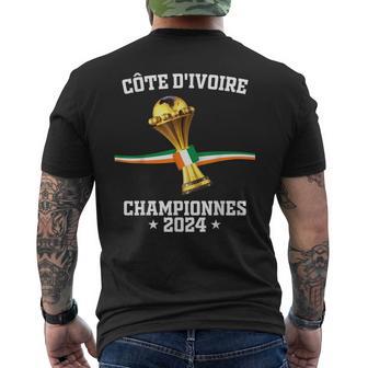 Côte D'ivoire Maillot Football Championnes D'afrique T-shirt imprimé au dos - Cadeauxyz