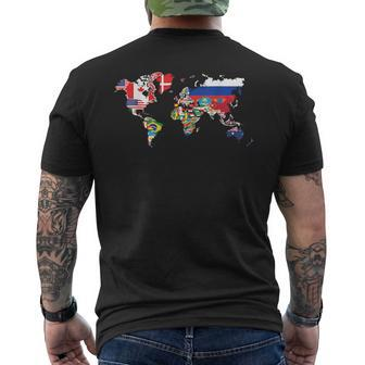 All Countries Flags Of The World 287 Flag International Men's T-shirt Back Print - Monsterry CA