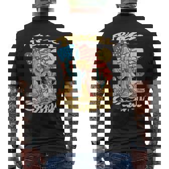 Country Texas Music Drapeau Américain Avec Guitare Country Texas T-shirt imprimé au dos - Cadeauxyz