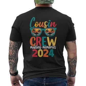 Cousin Crew 2024 Family Reunion Making Memories Matching Men's T-shirt Back Print | Mazezy