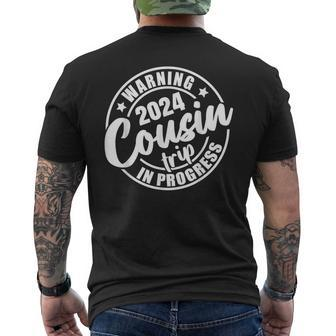Cousin Crew 2024 Family Reunion Trip Weekend Vacation Men's T-shirt Back Print - Monsterry UK