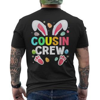 Cousin Crew Easter Bunny Family Matching Toddler Boys Girls Men's T-shirt Back Print - Seseable