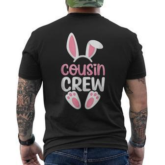Cousin Crew Easter Family Matching Bunny Egg Hunt Men's T-shirt Back Print | Mazezy