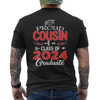 Cousin Senior 2024 Proud Cousin Of A Class Of 2024 Graduate Men's T-shirt Back Print - Monsterry
