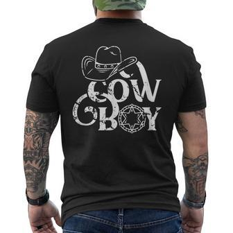 Cowboy America Wild West Cowboys Usa Men's T-shirt Back Print - Thegiftio UK