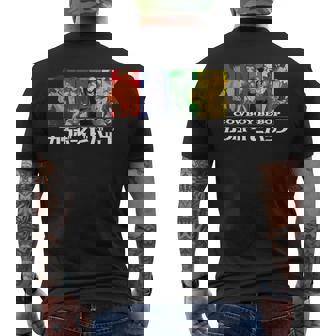 Cowboy Beebop Character Collage Space Epic Gamer Anime Fan Men's T-shirt Back Print - Thegiftio UK