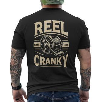 Crankbait Fishing Lure Cranky Ideas For Fishing Men's T-shirt Back Print - Seseable