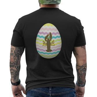 Crawfish Easter Eggs Mens Back Print T-shirt - Thegiftio UK