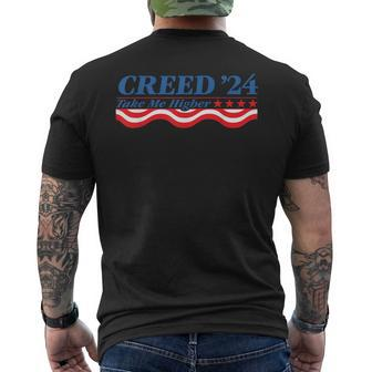 Creed 24' Take Me Higher Apparel Men's T-shirt Back Print - Seseable