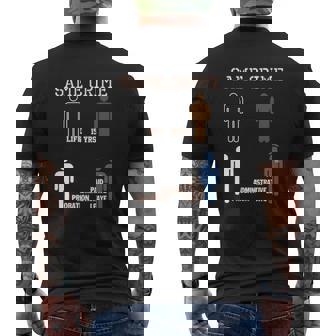 Same Crime Simple Mens Back Print T-shirt - Thegiftio UK