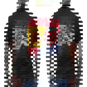 Croacia España Bandera De La Amistad Croacia Camiseta Hombre Estampado Espalda - Regaloses