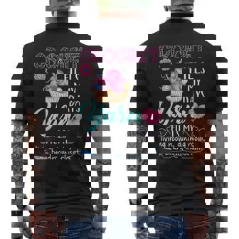 Crochet Yarn Fills My Days Yarn Fills My Men's T-shirt Back Print | Seseable CA