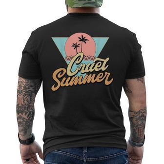 Cruel Summer Cute Retro Vintage Men's T-shirt Back Print - Monsterry CA