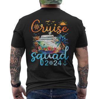 Cruise Squad 2024 Family Group Matching Cruising Vacation Men's T-shirt Back Print - Seseable
