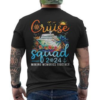 Cruise Squad 2024 Family Group Matching Summer Vacation Men's T-shirt Back Print - Monsterry AU