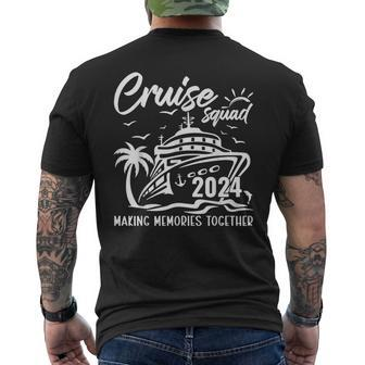 Cruise Squad 2024 Making Memories For A Lifetime Family Trip Men's T-shirt Back Print - Thegiftio UK