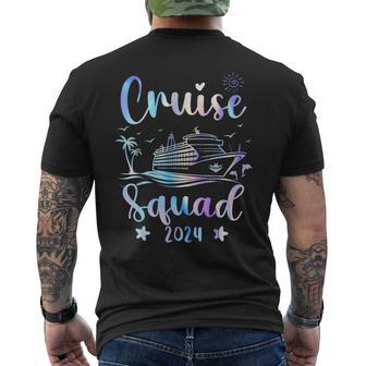 Cruise Squad 2024 Matching Family Vacation Family Cruise Men's T-shirt Back Print - Thegiftio UK