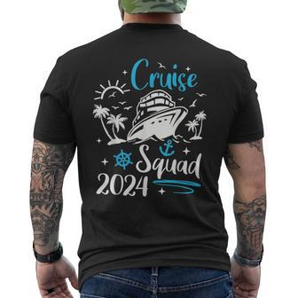 Cruise Squad 2024 Matching Family Vacation Cruise Ship 2024 Men's T-shirt Back Print - Seseable
