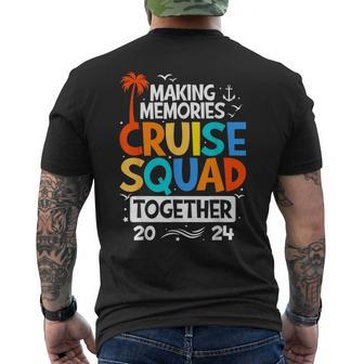 Cruise Squad 2024 Summer Matching Vacation Family Cruise Men's T-shirt Back Print - Monsterry