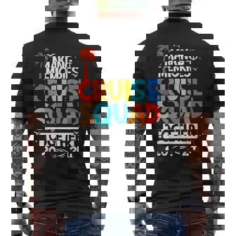 Cruise Squad 2024 Summer Matching Vacation Family Cruise Men's T-shirt Back Print - Monsterry