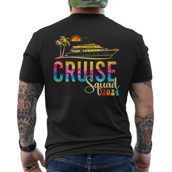 Cruise Squad 2024 Summer Vacation Matching Family Group Men's T-shirt Back Print | Mazezy