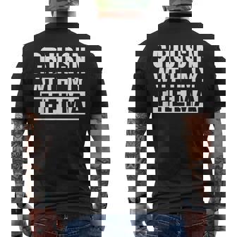 Cruisin With My Thelma Quote For Best Friends Matching Men's T-shirt Back Print - Monsterry