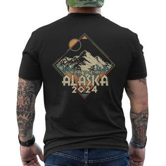 Cruisin Together Alaska 2024 Alaskan Cruise Trip Matching Men's T-shirt Back Print - Monsterry DE