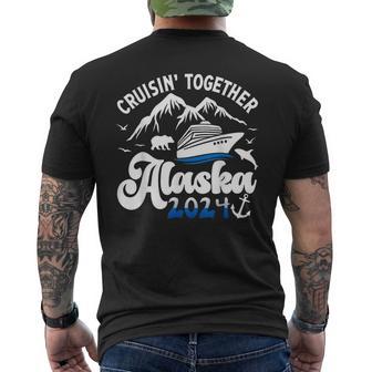 Cruisin Together Alaska 2024 Matching Cruising Vacation 2024 Men's T-shirt Back Print - Monsterry DE