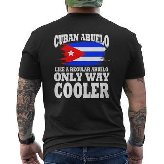 Cuban Abuelo Latino Grandpa Father's Day Grandfather Mens Back Print T-shirt | Mazezy AU