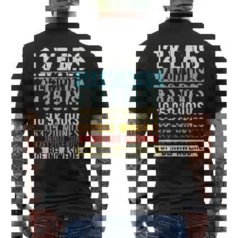 Cumpleaños 12 Niño Y Niña Regalo De 12 Años Camiseta Hombre Estampado Espalda - Regaloses