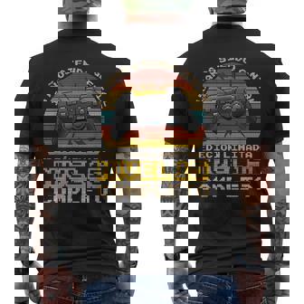 Cumpleaños 15 Años Gamer Nivel 15 Completo Camiseta Hombre Estampado Espalda - Regaloses