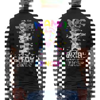 Cumpleaños Unicornio Mamá De La Princesa De Camiseta Hombre Estampado Espalda - Regaloses