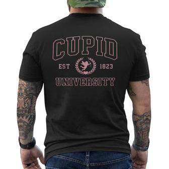 Cupid University Est 1829 Valentine CollegeValentine Vibes Men's T-shirt Back Print - Monsterry CA