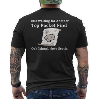Curse Of Oak Island Metal Detecting Top Pocket Find Men's T-shirt Back Print - Monsterry AU