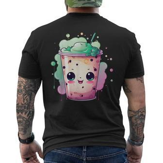 Cute Bubble Tea I Milk Tea I Bubble Tea T-Shirt mit Rückendruck - Seseable