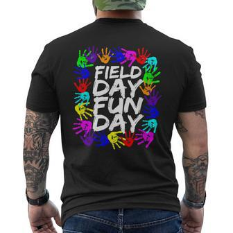 Cute Field Day Teacher Men's T-shirt Back Print | Mazezy