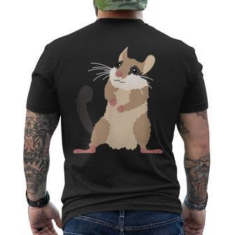 Cute Garden Sleeper Rodent Mouse T-Shirt mit Rückendruck - Seseable