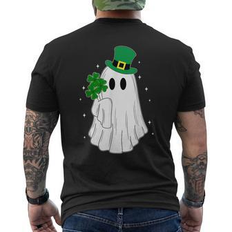 Cute Ghost Lucky St Patrick's Day Costume Boujee Boo-Jee Men's T-shirt Back Print - Seseable