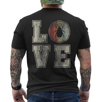 Cute June Bug Love June Bugs I Love June Bugs Men's T-shirt Back Print - Monsterry DE