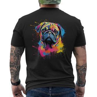 Cute Pug T-Shirt mit Rückendruck - Geschenkecke