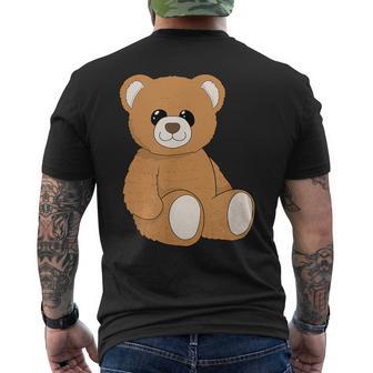 Cute Teddy Bear I Stuffed Toy I Teddy Bear Men's T-shirt Back Print - Monsterry DE