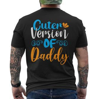Cuter Version Of Daddy Father's Day Men's T-shirt Back Print - Seseable