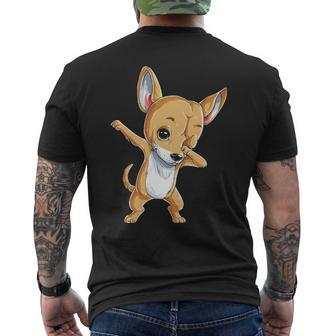 Dabbing Chihuahua Dog Lover Men Women Dab Dance Men's T-shirt Back Print | Mazezy